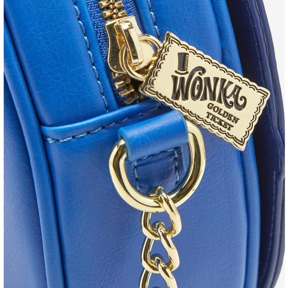 Wamer Bros Willy Wonka Chocolate Factory Violet Beauregarde Blueberry Crossbody - Picture 5 of 16